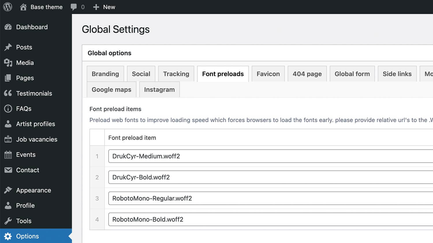 font-preloading Font preloading